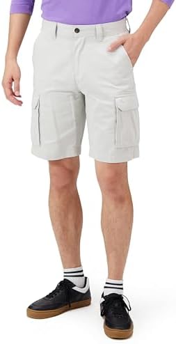 Amazon Essentials Men's 10" Classic-Fit Cargo Short (Available in Big & Tall), Grey, 38
