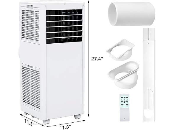 Vossfamul Portable Air Conditioner, 8000BTU(ASHRAE)