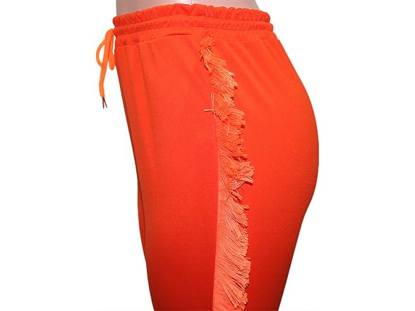 Letsvdo Women (XL) Fringe Jogger Casual High Pants
