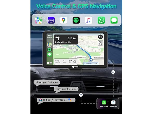 Spedal Portable Car 7" Touchscreen