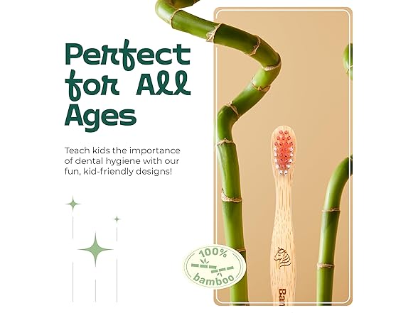 Bamboozle Kids Eco-Friendly Toothbrush