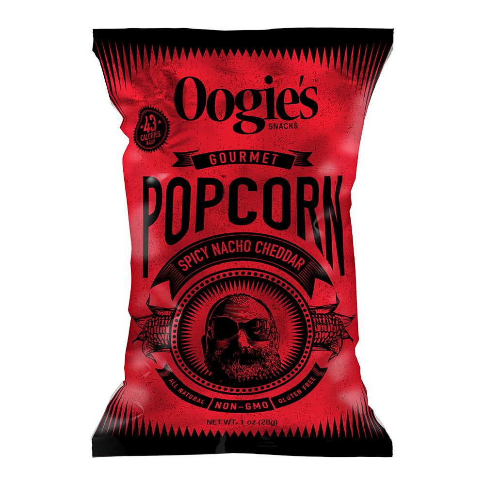(20 Pk) Oogie's Snacks Spicy Nacho Popcorn - Gallery 6