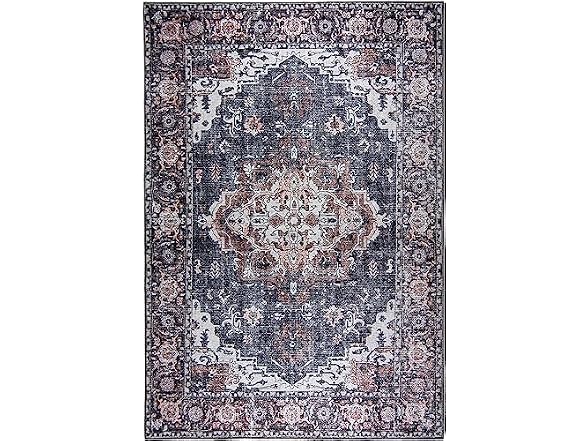 L'Baiet Scarlett Grey 4x6 Scatter Rug