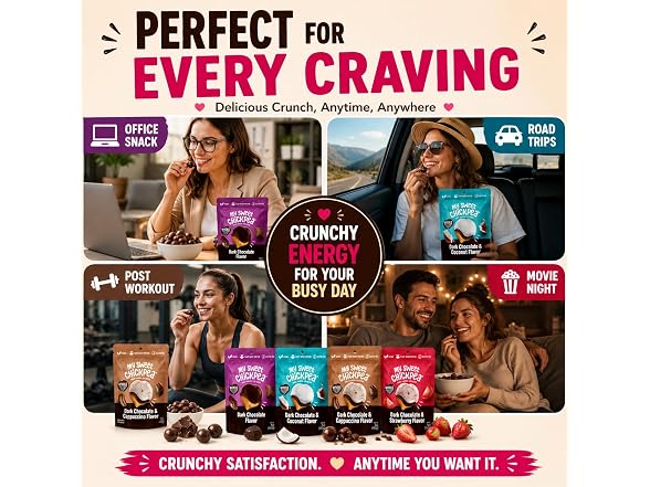 4PK My Sweet Chickpea Chocolate Covered Chickpeas