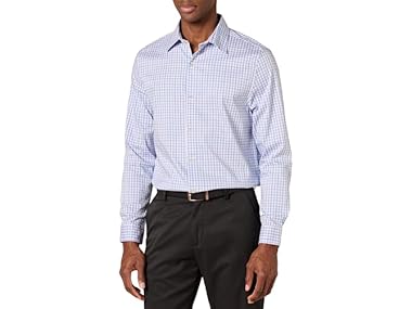 $6.99, Was $19.90, 64% Off! Amazon Essentials Mens Wrinkle Resistant Shirt dealfomo