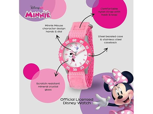 Disney Minnie Mouse Kids' Strap Watch
