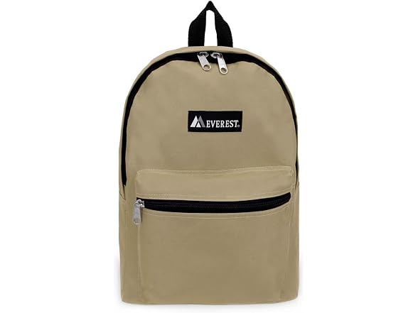 Everest 1045K Basic Backpack, 15", Khaki