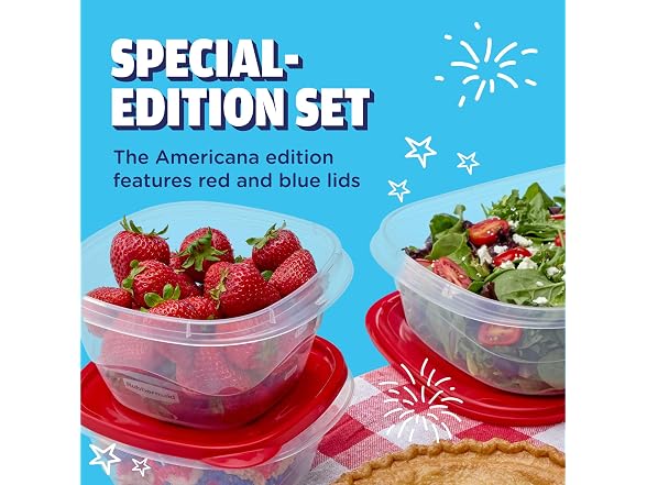 Rubbermaid TakeAlongs Special-Edition Americana 13-Piece Set