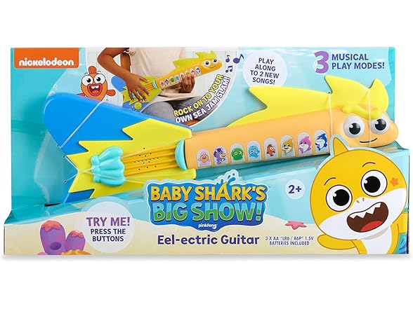 WowWee Baby Shark's Big Show! EEL-ectric Guitar