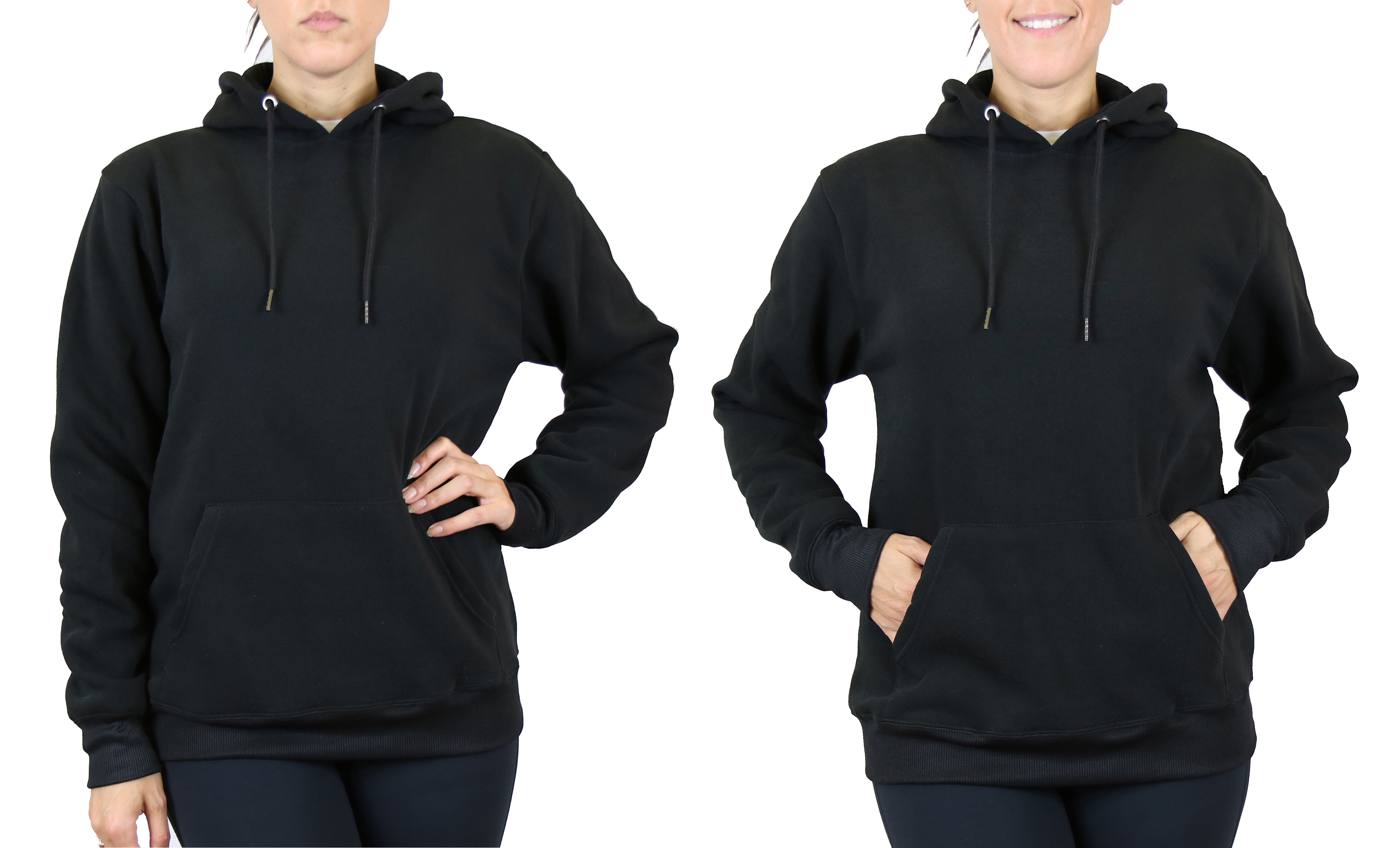3Pk Asst Womens Fleece-Lined Pullover Hoodie - Gallery 14