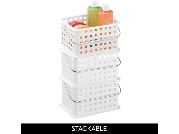 iDesign Portable Shower Caddy Basket with Handle