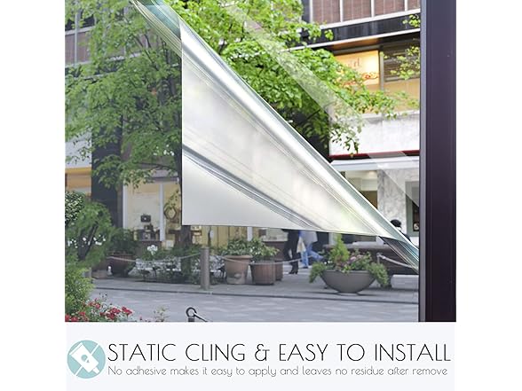 HIDBEA One Way Mirror Window Film