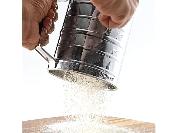 Norpro 3-Cup Steel Flour Sifter