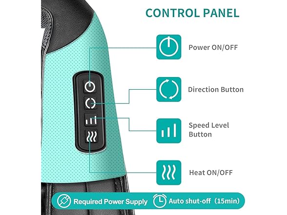 Nekteck Shiatsu Neck and Back Massager