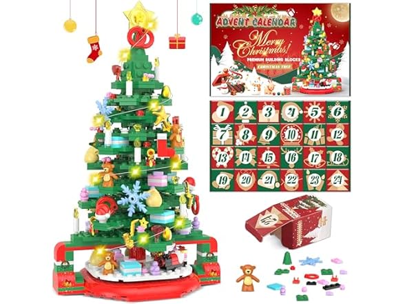 Alagoo Christmas Tree Building Blocks