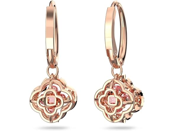Swarovski Una Pink Crystal Earrings