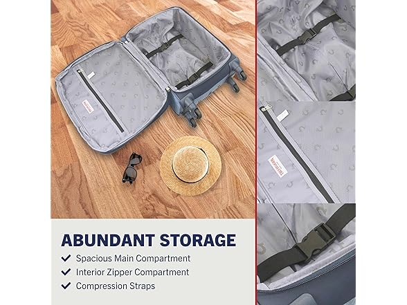 True Religion 23" Rolling Luggage