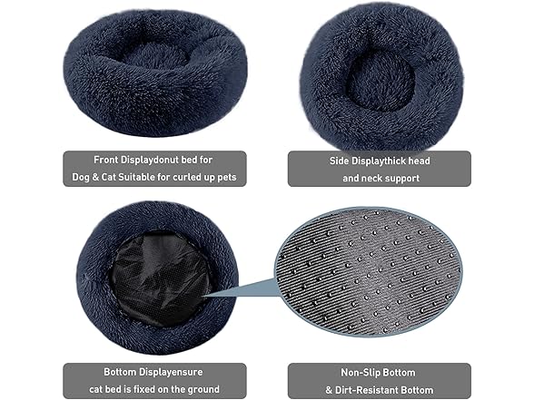 BinetGo Dog Bed Calming Cat and Dog Bed