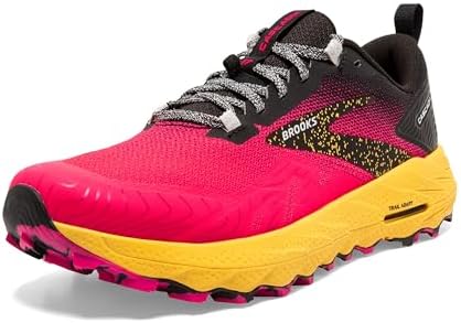 Brooks Cascadia 17 Women's Shoes Diva Pink/Black/Lemon Chrome Size 5