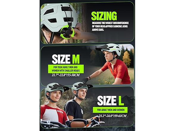 Light Blue Mountain Bike Helmet for Adults