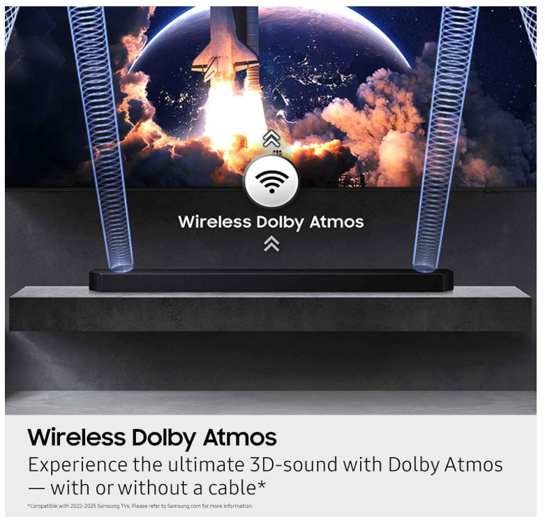 (NEW) Samsung HW-Q990F 11.1.4ch Dolby ATMOS Soundbar w/Subwoofer (Open Box) - Gallery 11