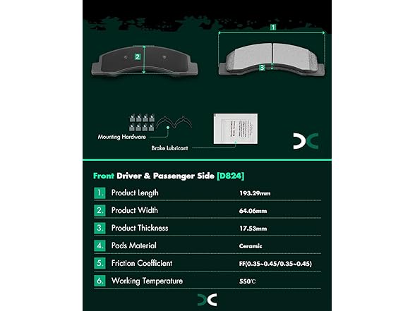 SCITOO Front Ceramic Rear Semi-Metal Brake
