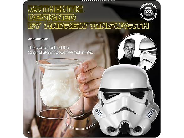 Stormtrooper Inverted Whiskey Glass