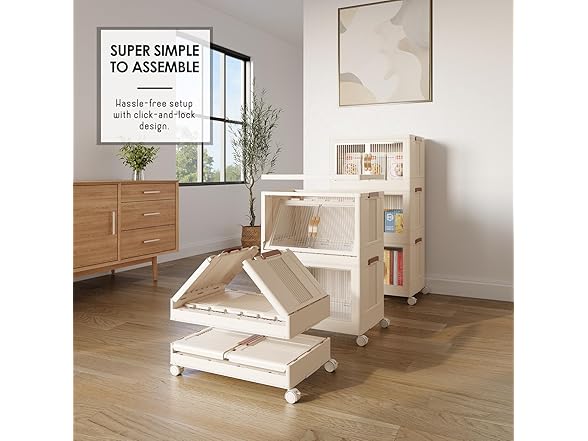 STORAGEBUD 3 Tier Large Stackable Storage Bins