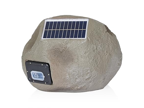 (PAIR) Alpine Corporation Solar Rock Speakers