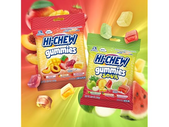 HI-CHEW Gummies Sour Candy Bag