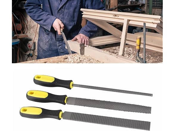 Adfaga CON-91 3 Piece Wood Rasp File Set