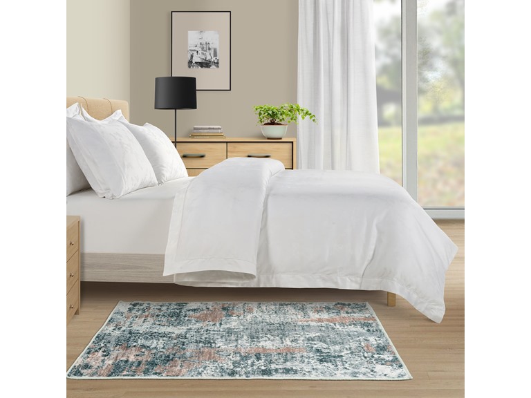 Kathy Ireland 20"x60" Soft Brushed Flannel Washable Rug