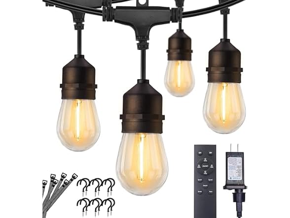 Brightown 82FT Outdoor String Lights