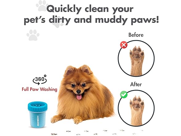 Dexas MudBuster Portable Dog Paw Cleaner