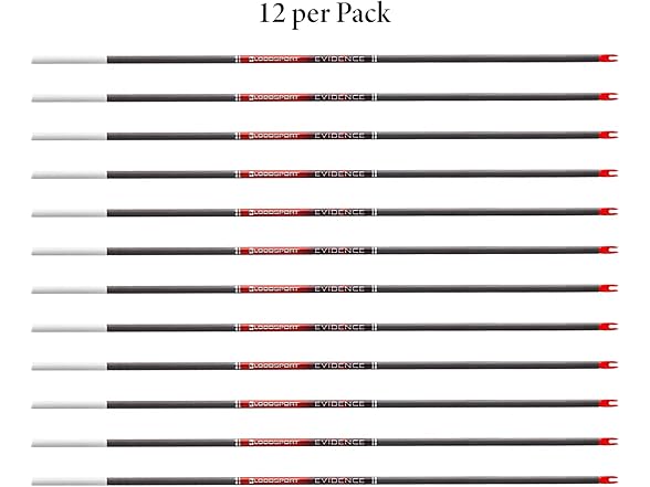 BLOODSPORT Hunting Arrow 500 Spine 12 Pack