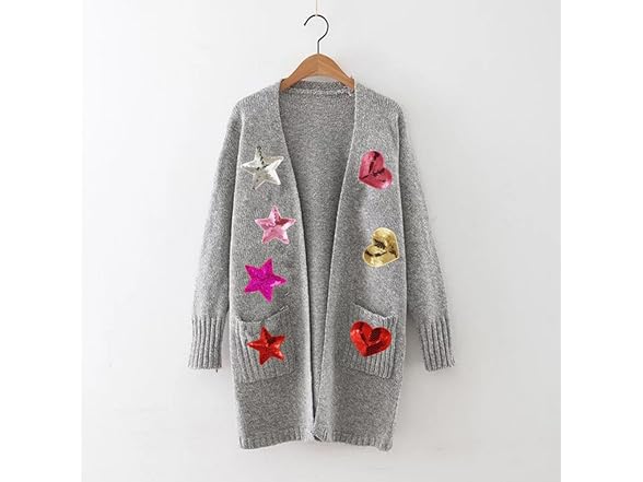 Ximkee Pack of 10 Shiny 5 Star Sequins