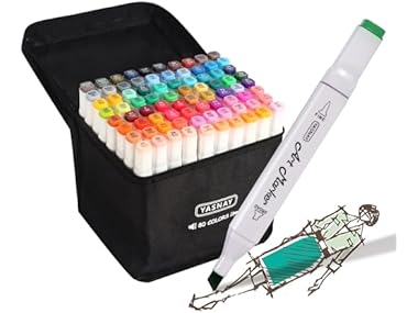 $14.99, Was $49.99, 70% Off! YASNAY Alcohol Markers 80 Colors dealfomo