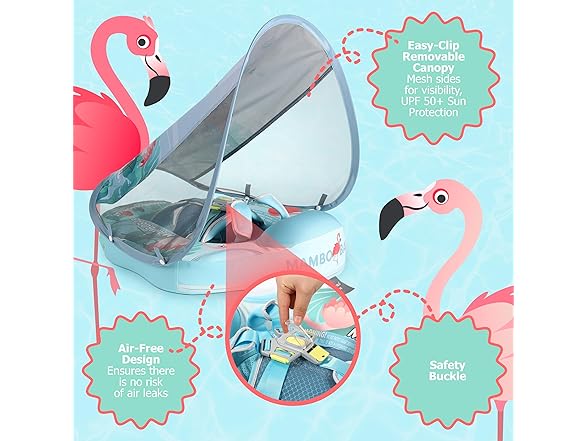 MAMBOBABYFLOAT Trendy Voyager Baby Pool Float