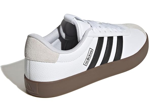 Adidas Womens VL Court 3.0 Sneakers - White/Black/Grey
