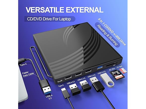 BPAKDU External Optical Drive