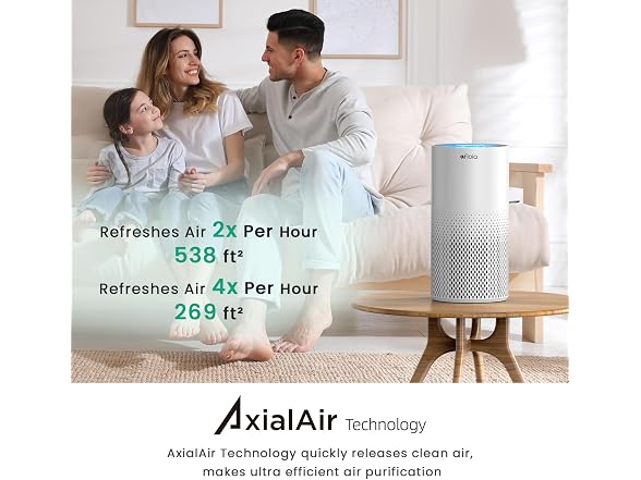 Afloia Smart Air Purifier Up to 1,076 sq ft