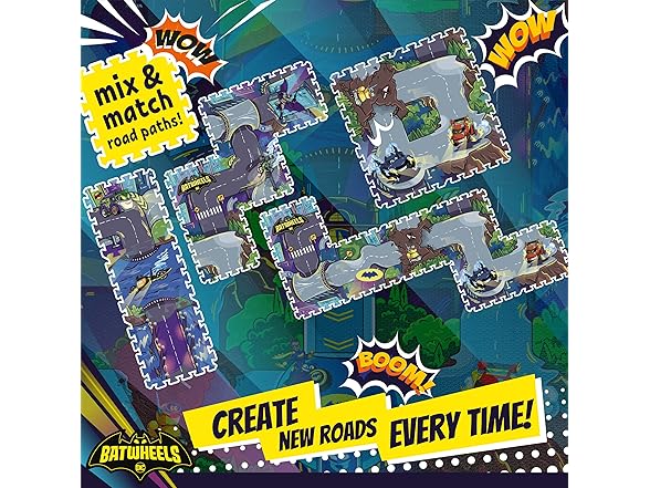 Batwheels EVA Foam Puzzle Mat