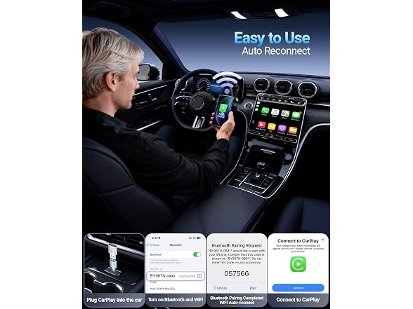 Aswoema CarPlay Adapter iPhone 2026