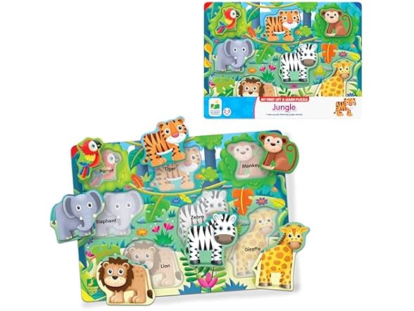 Lift & Learn - Jungle Tray Puzzle