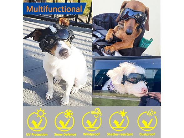 Dog Goggles for Medium Dogs, Dog Sunglasses