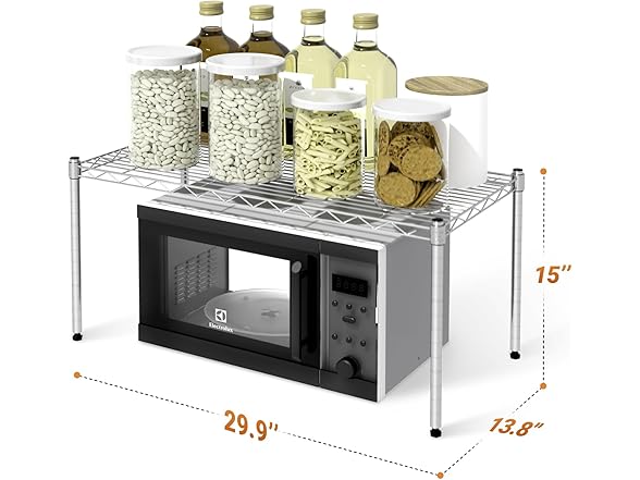 Simple Deluxe 1-Tier Shelving Unit