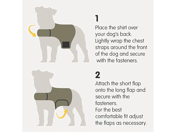 Anti-Stress Suit for Dogs. 95% Cotton Relaxi