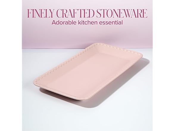Paris Hilton Rectangle Serving Platter Tray