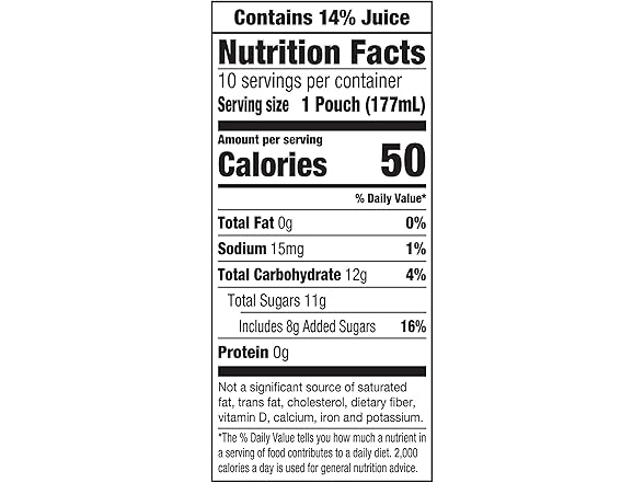 10CT Capri Sun Pacific Cooler Mixed Fruit Flavored