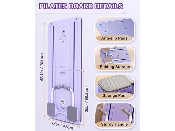 Portable Pilates Reformer Home Gym- Choose Color